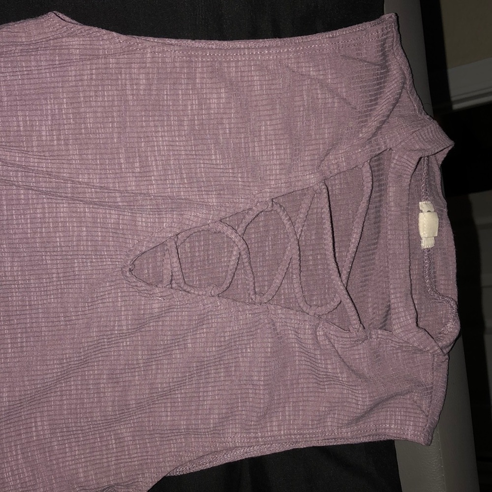 Purple shirt